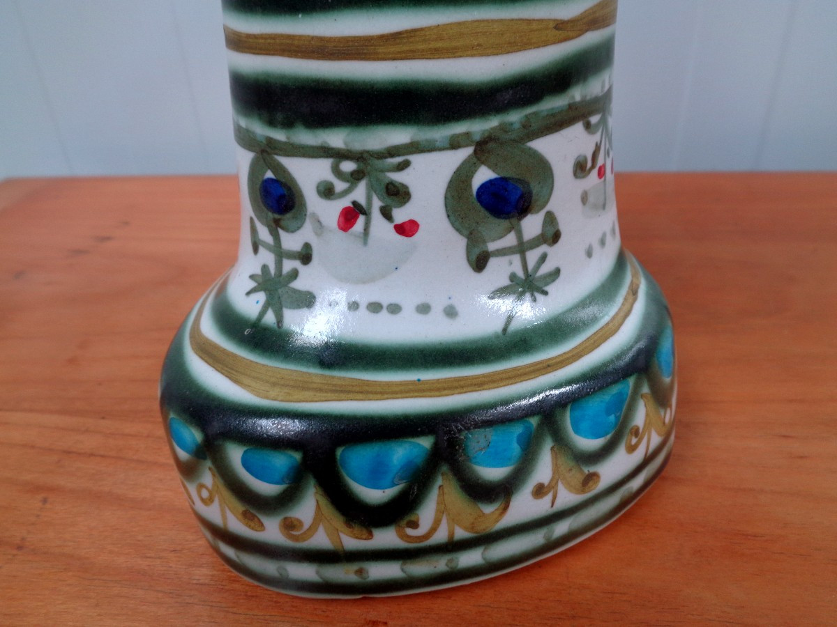 Kéraluc Earthenware Candlestick By A. l'Helguen-photo-2