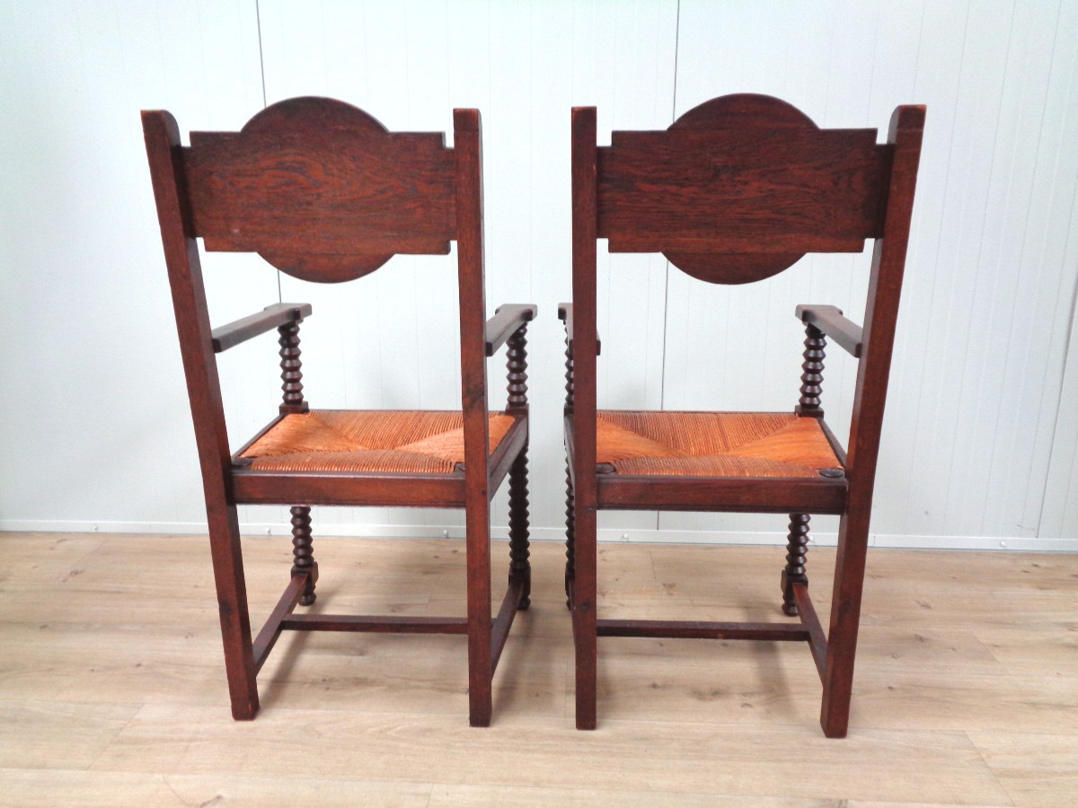 Paire de fauteuils néobretons-photo-3