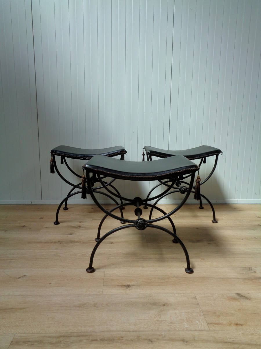 Three Neo-empire X Stools