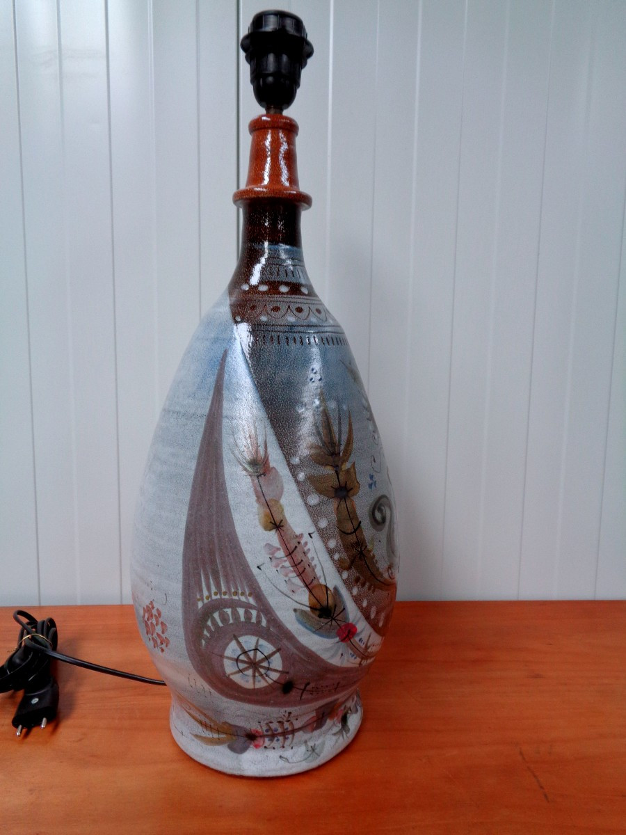 Pied de lampe faïence de Kéraluc de André L'Helguen-photo-2