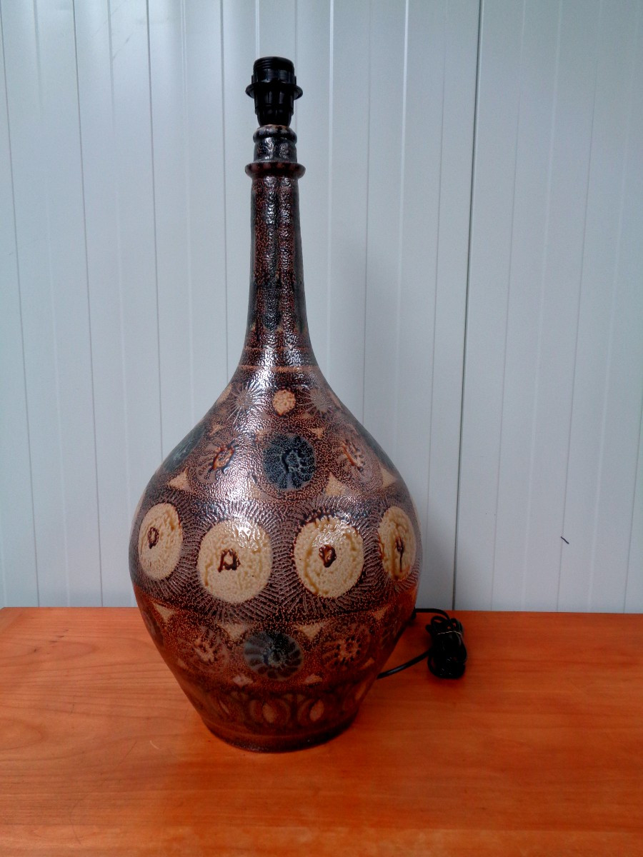 Pied de lampe céramique de A.Horellou