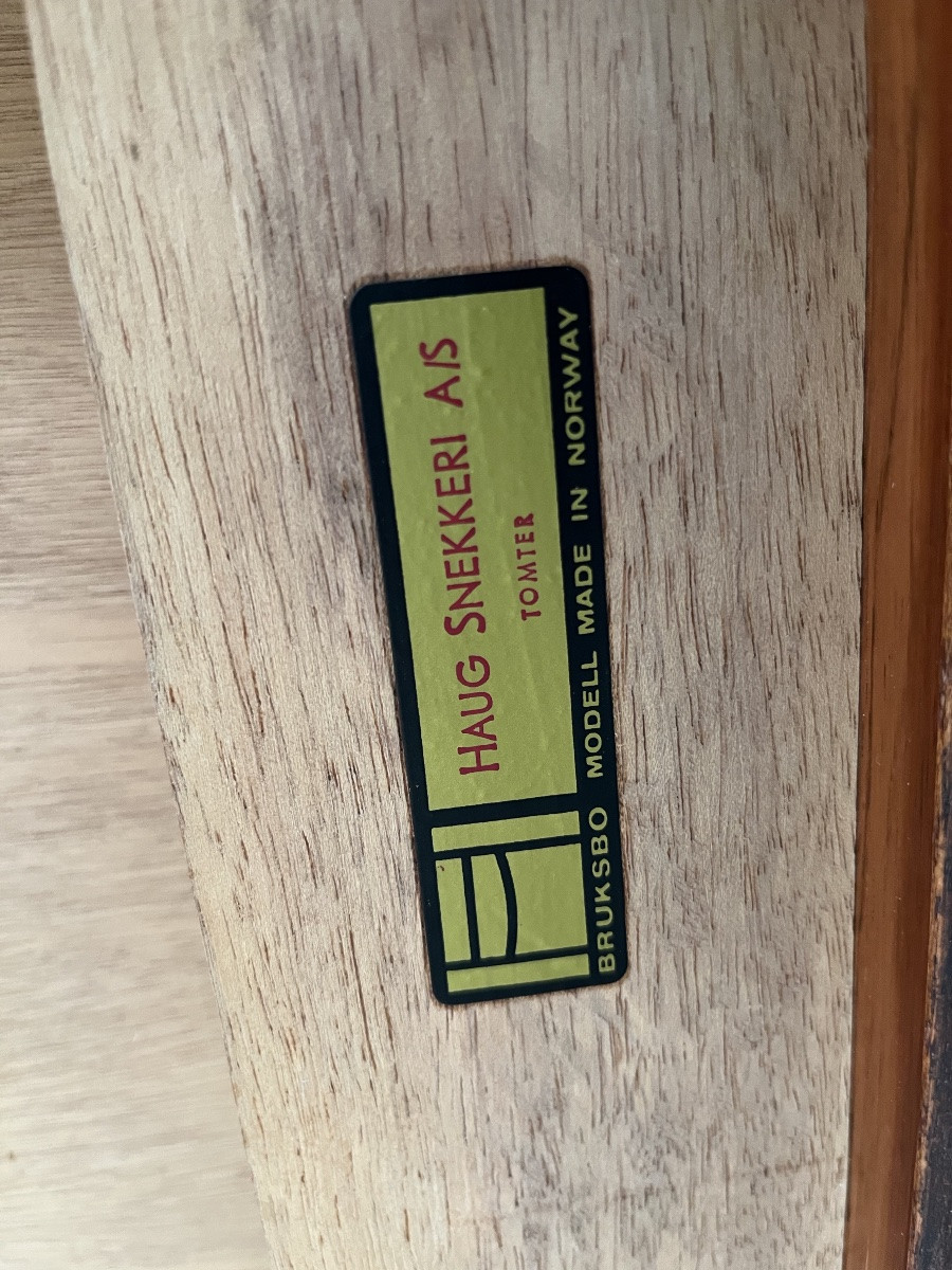 Table basse Scandinave en palissandre 1960 par Haug Snekkeri pour Bruksbo -photo-4