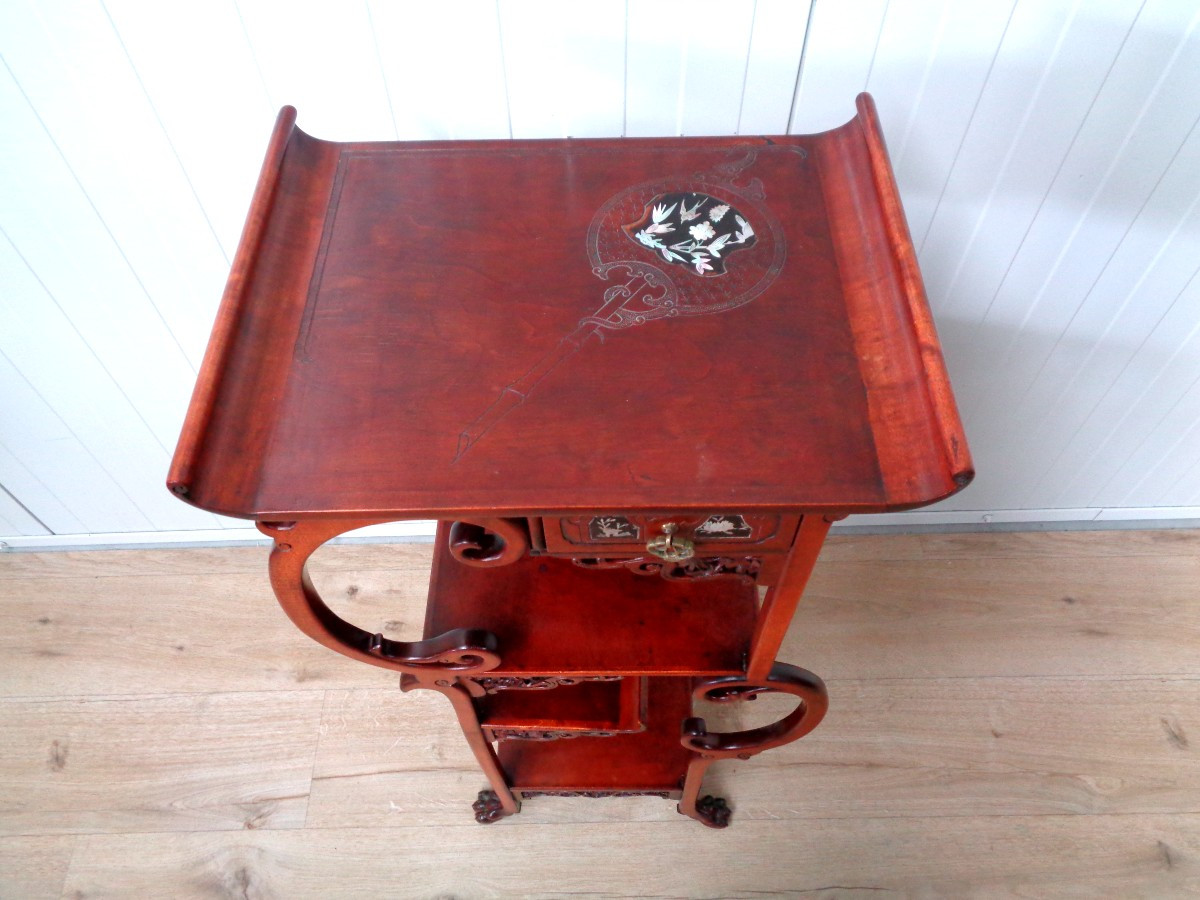 Late 19th Century Pedestal By Gabriel Viardot-photo-2