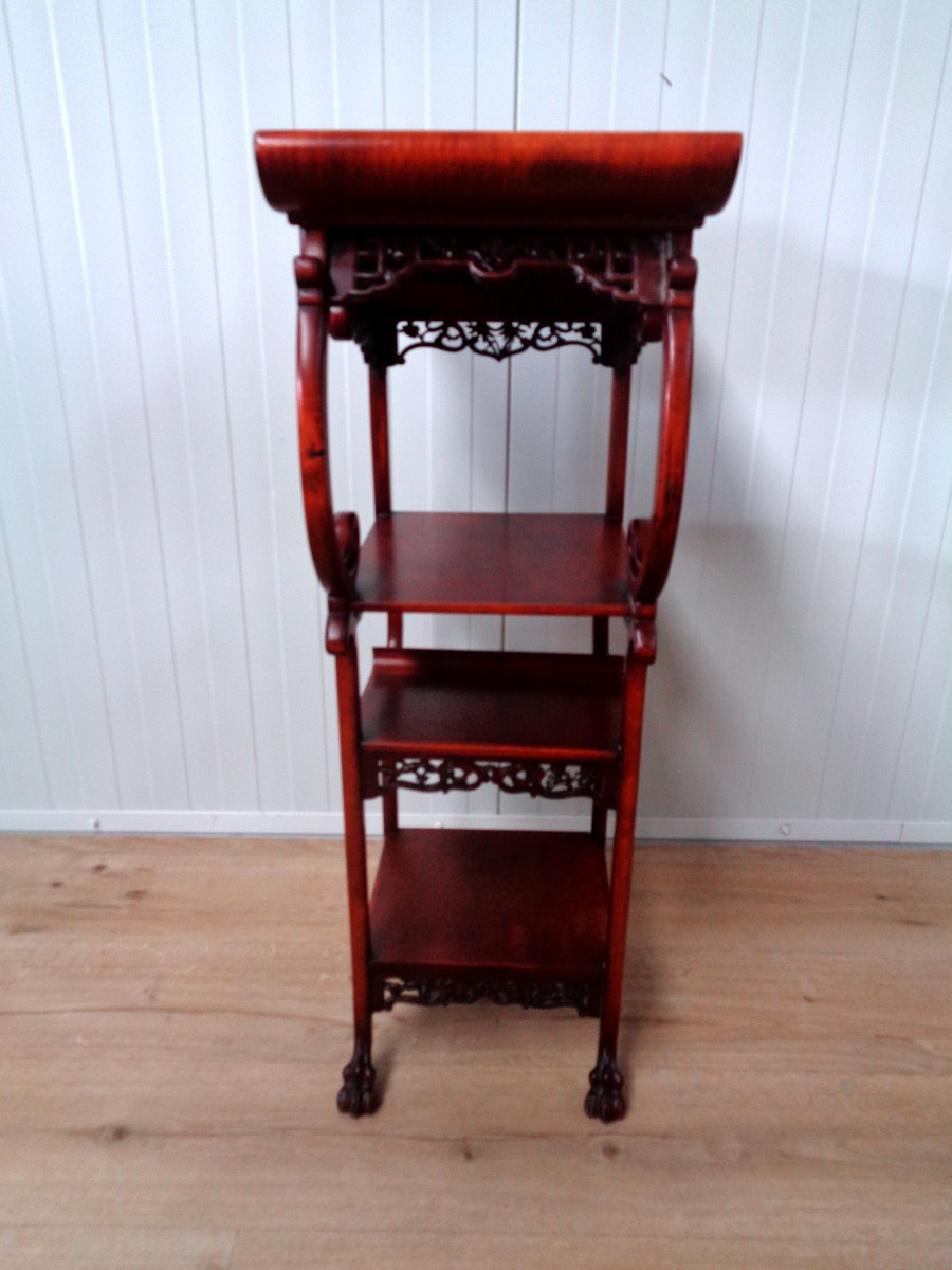 Late 19th Century Pedestal By Gabriel Viardot-photo-1
