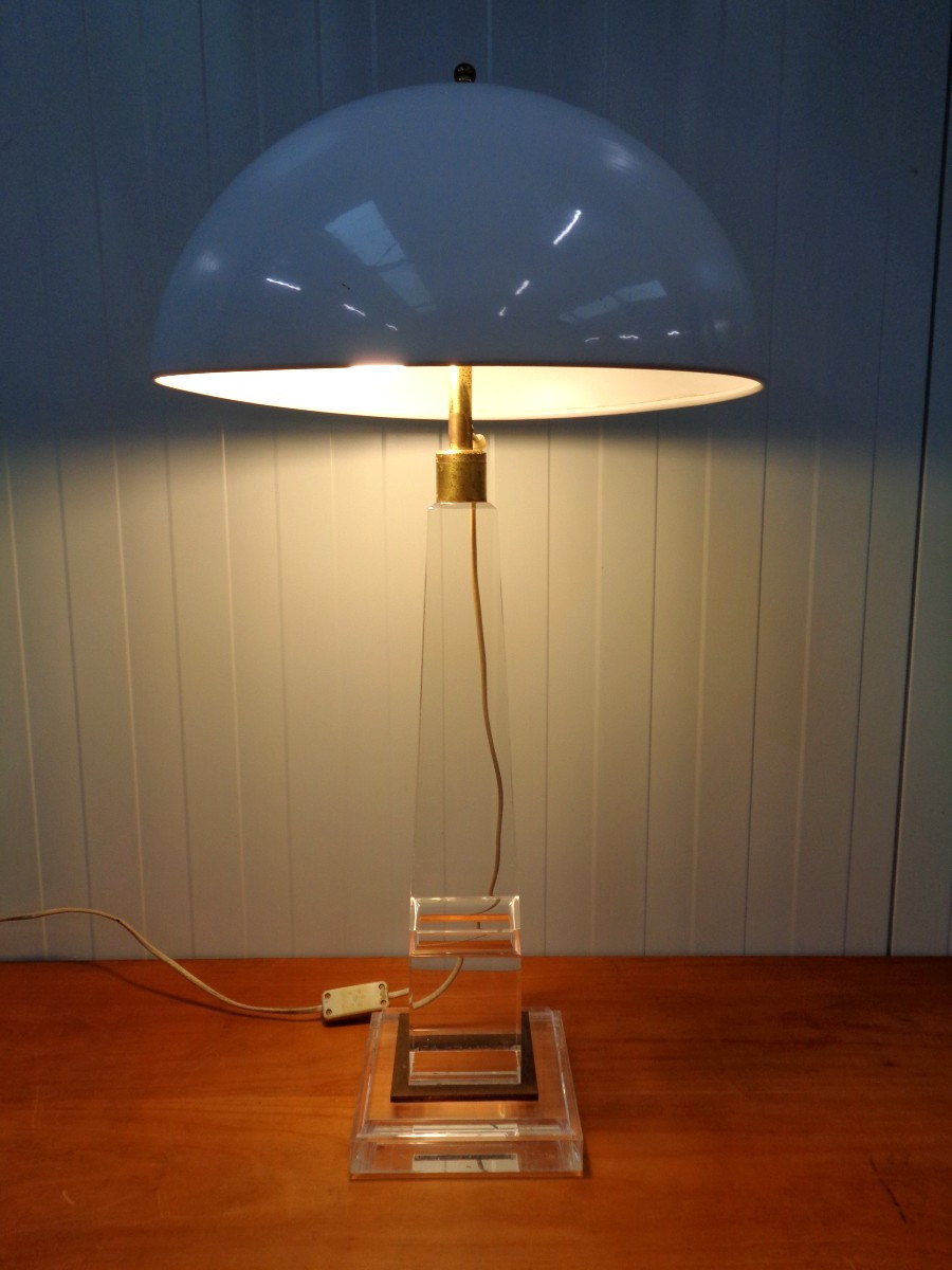 Plexiglass Obelisk Lamp-photo-2
