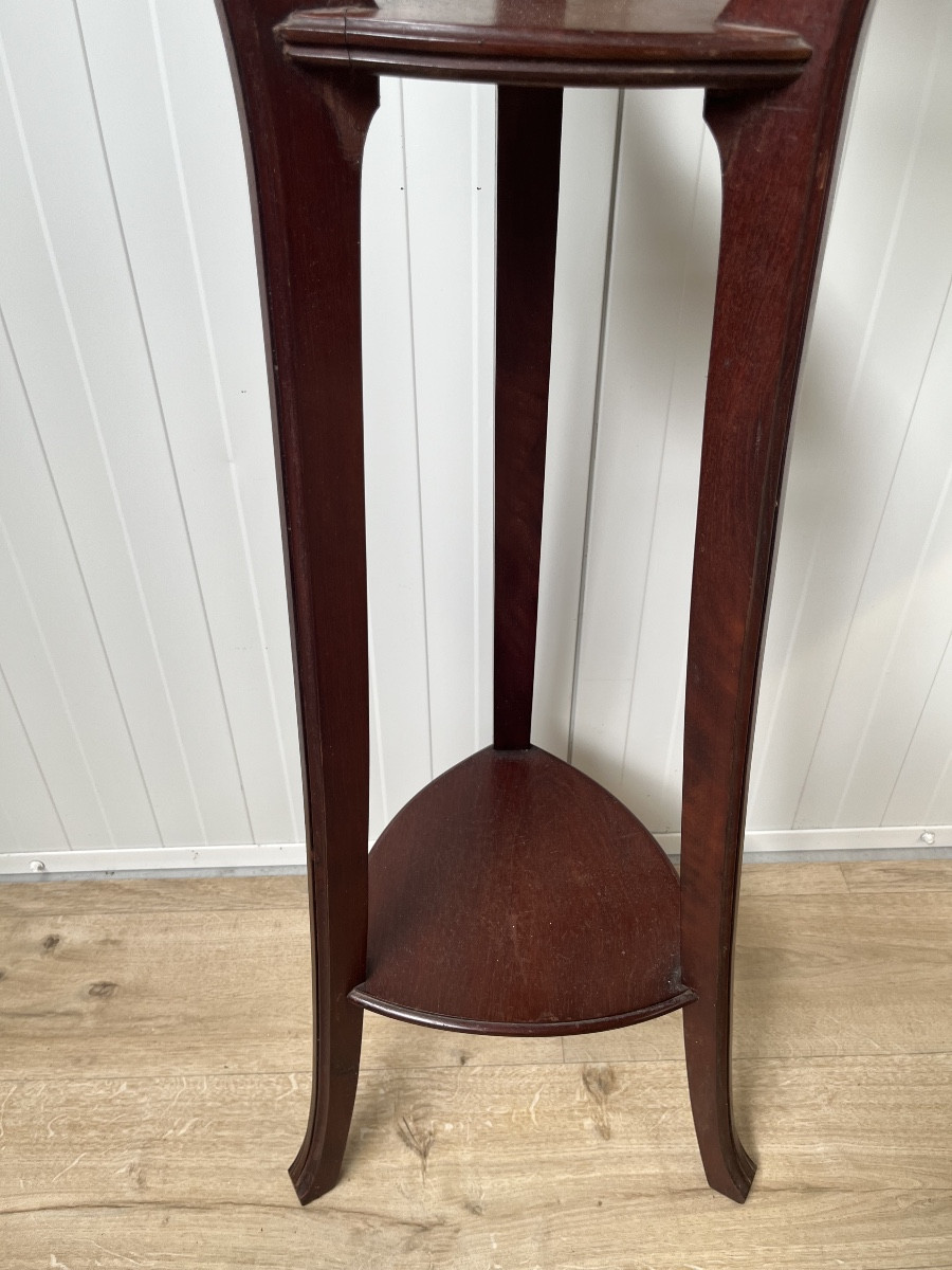 Art Nouveau 1900 Presentation Stand In Mahogany-photo-1