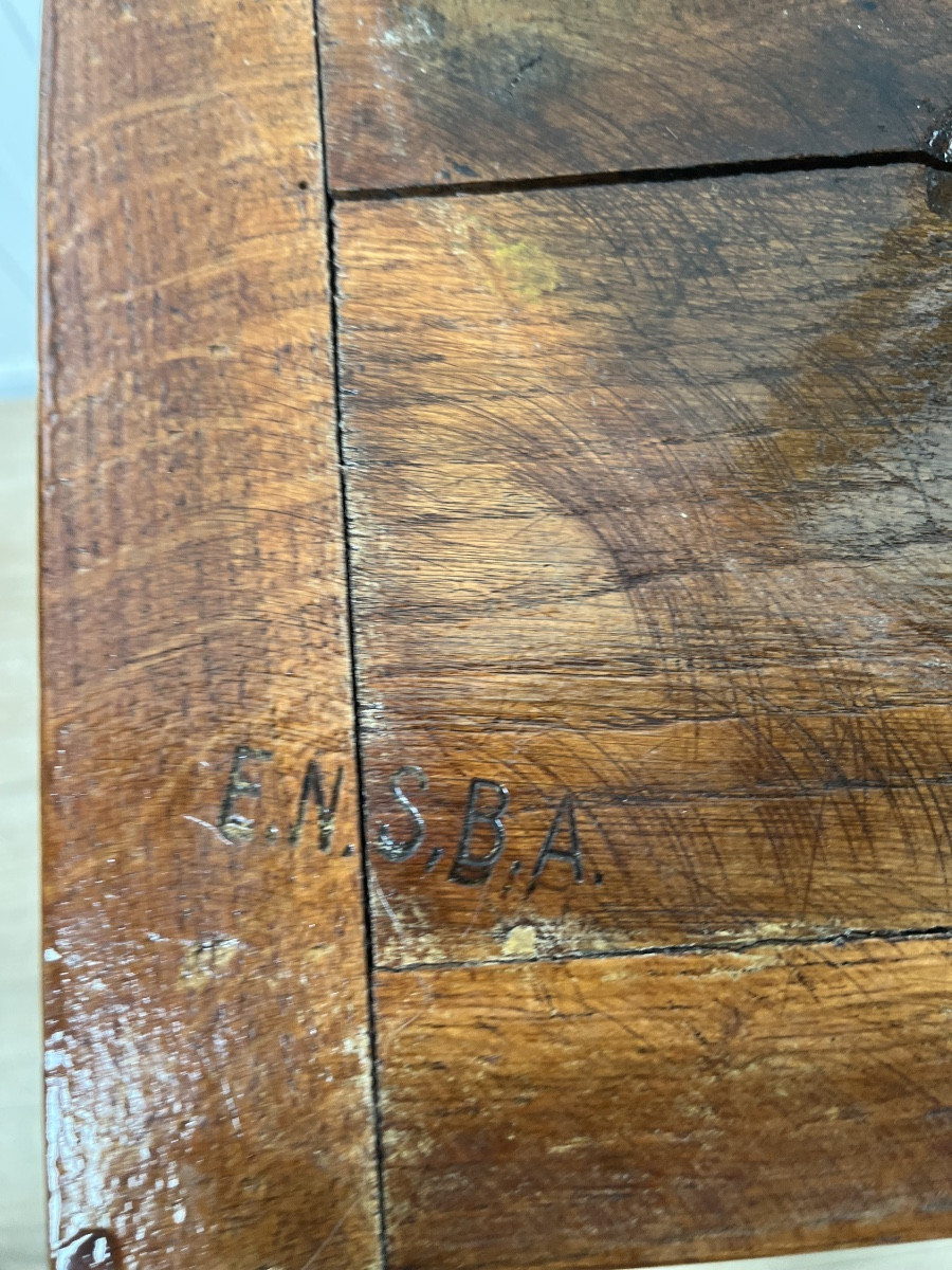 Oak Sculptor's Saddle, Early 20th Century-photo-2