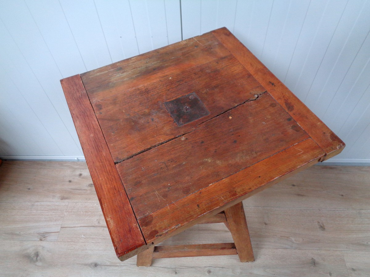 Oak Sculptor's Saddle, Early 20th Century-photo-5