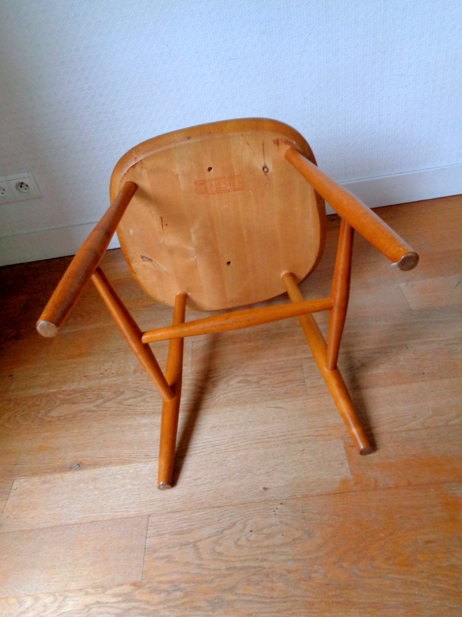 Quatre chaises  Suédoises 1960-photo-1