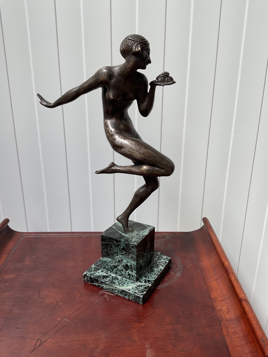 Bronze Art-Déco danseuse signée Gauthier