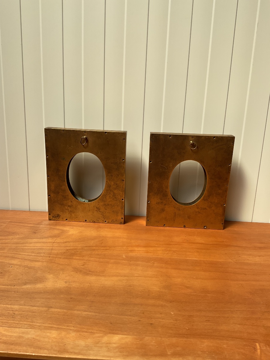 Pair Of Late 19th-century Bronze Frames -photo-2