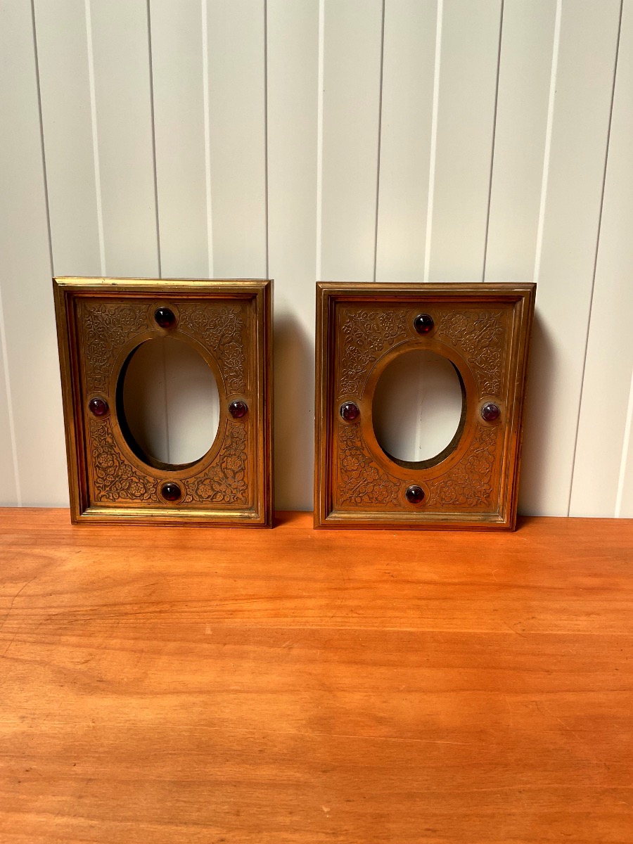 Pair Of Late 19th-century Bronze Frames 