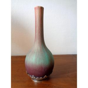 Vase céramique Art nouveau Eugène Baudin