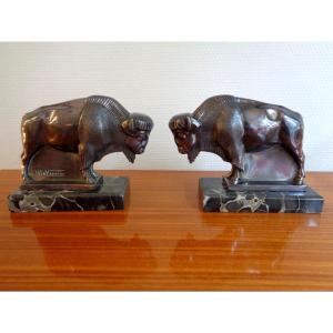 Art Deco Bookends M. Le Verrier