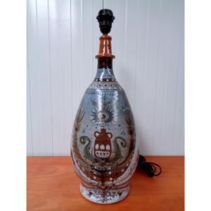 Pied de lampe faïence de Kéraluc de André L'Helguen