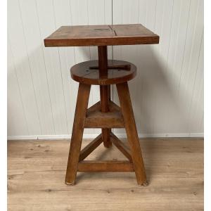 Oak Sculptor's Saddle, Early 20th Century