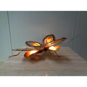 Lampe papillon - Duval Brasseur - 1970