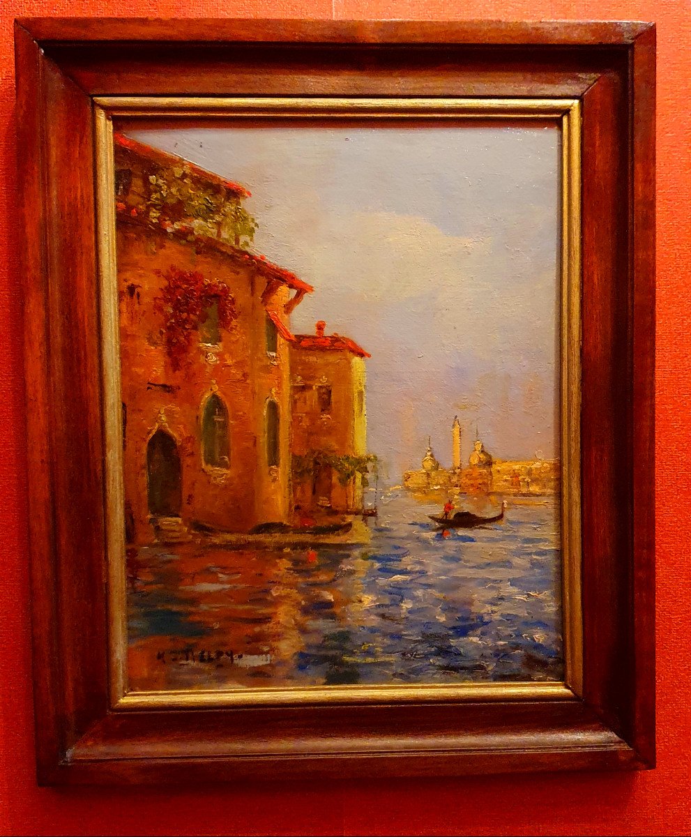 Huile Sur Panneau De Jacques Henry Delpy