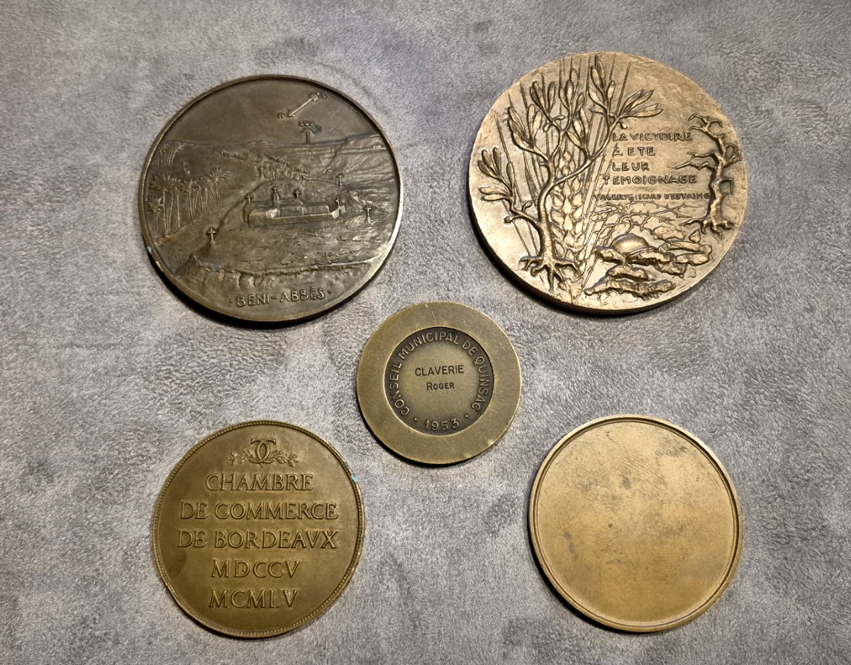 5 Commemorative Bronze Medals-photo-3