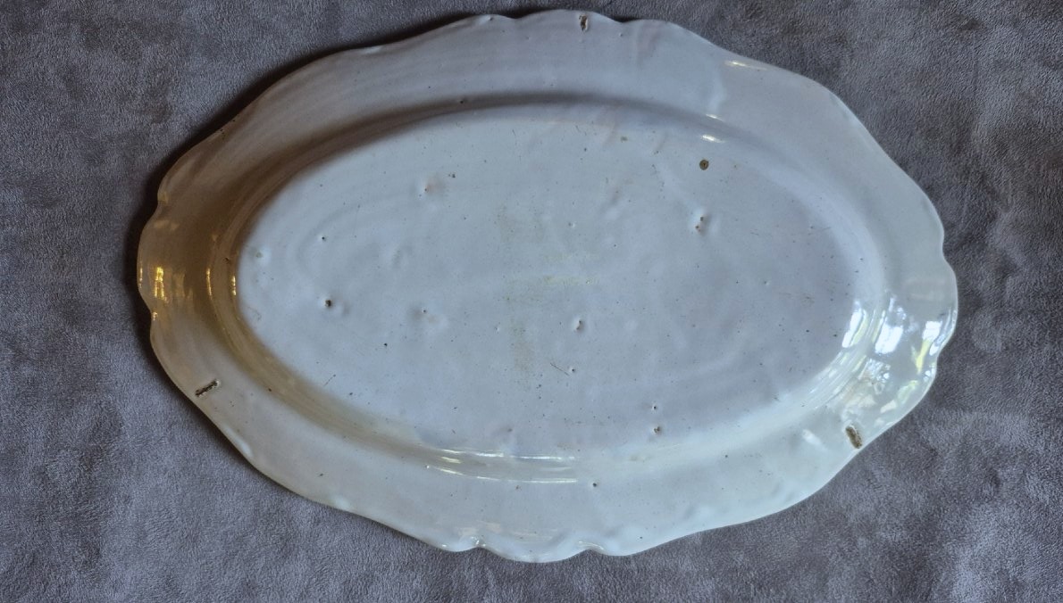 19th-century Quimper Earthenware Plate-photo-3