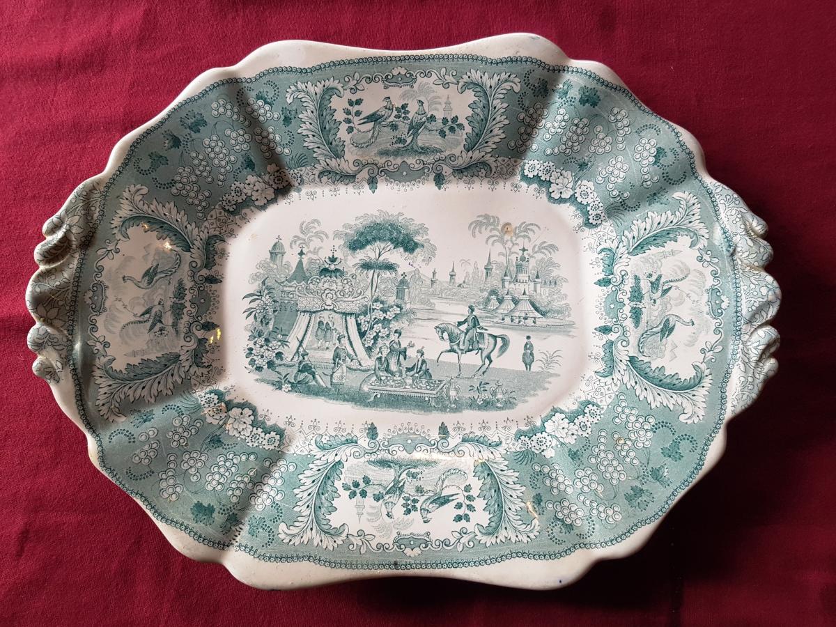 Dish In Fine Earthenware Bordeaux