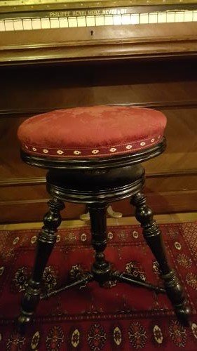 Tabouret De Piano époque Naploléon III-photo-2