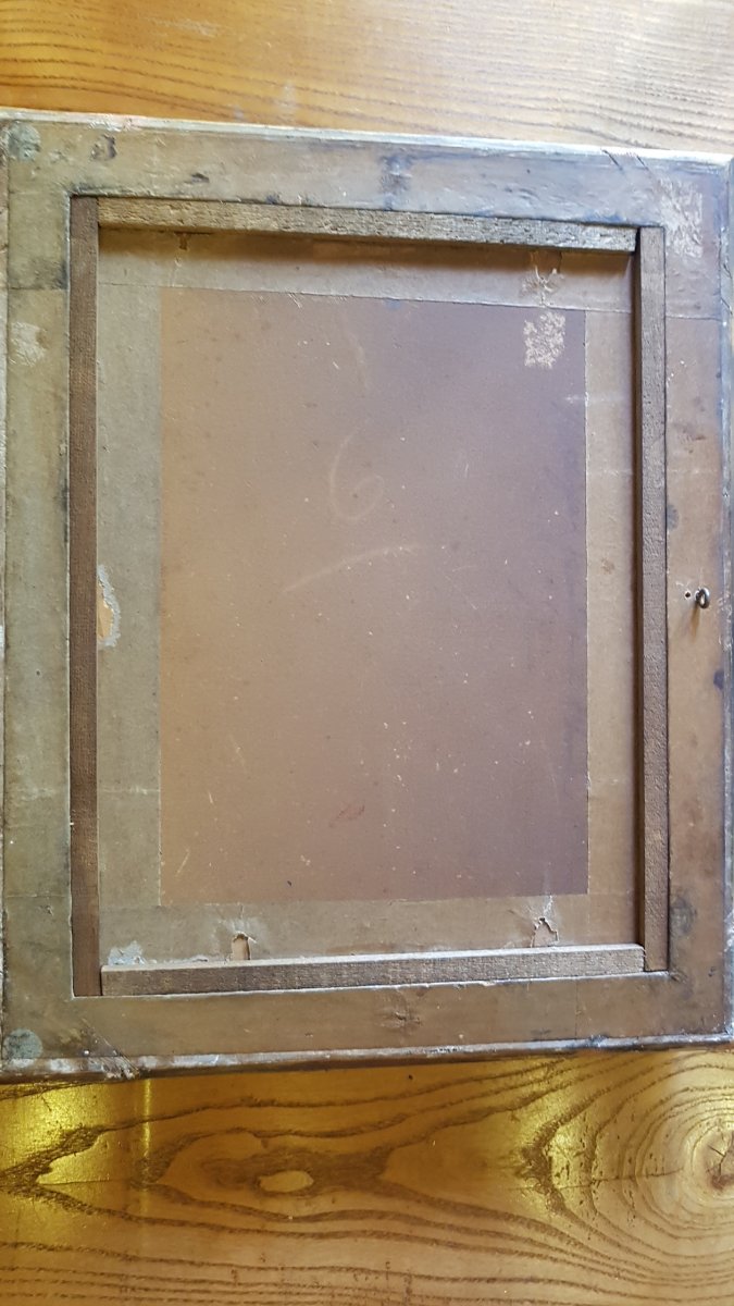 P.gillini Huile Sur Panneau-photo-3