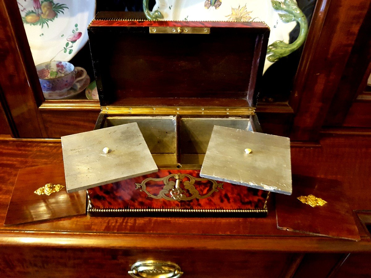 Boite à Thé d'époque Napoléon III-photo-4