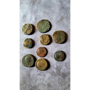 9 Bronze Sesterces