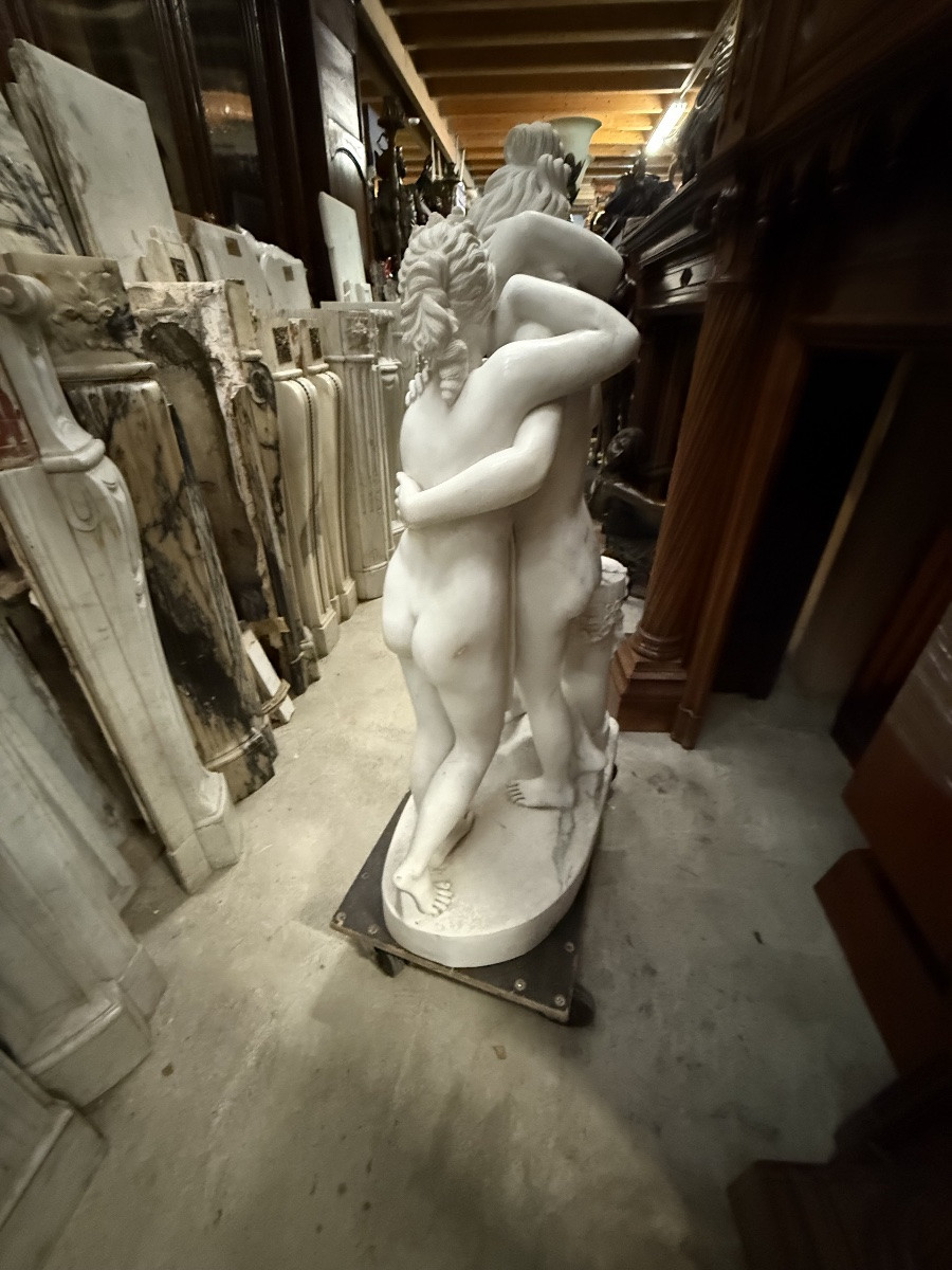 Sculpture En Marbre « Les Trois Graces »-photo-2