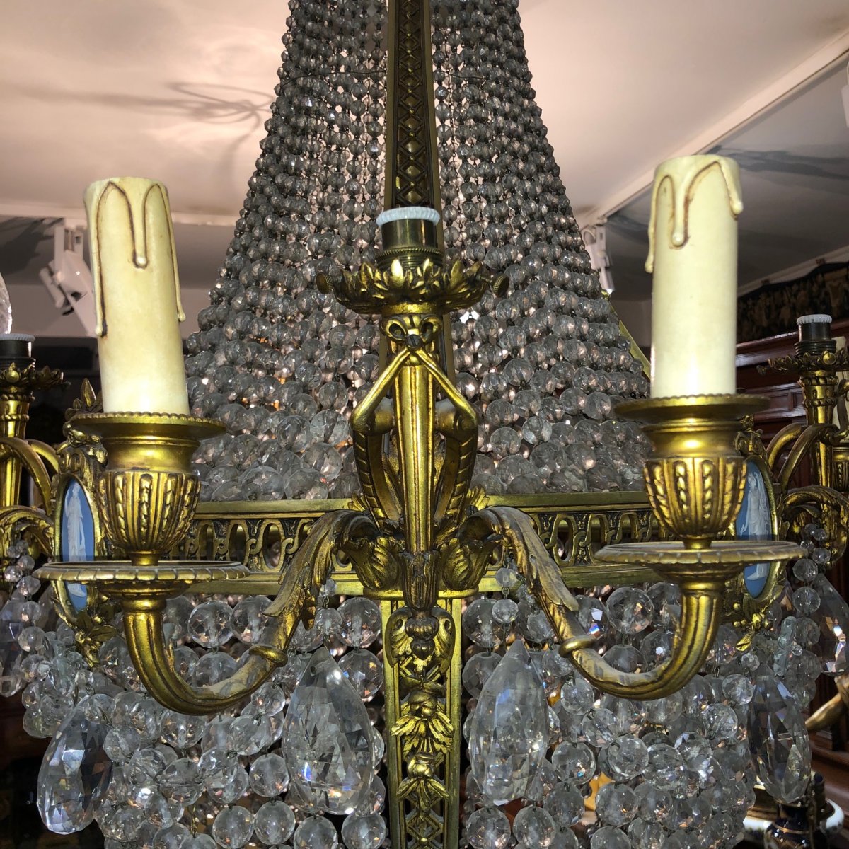 Chandelier Louis Lvi Style Hot Air Balloon XIXth Century-photo-2