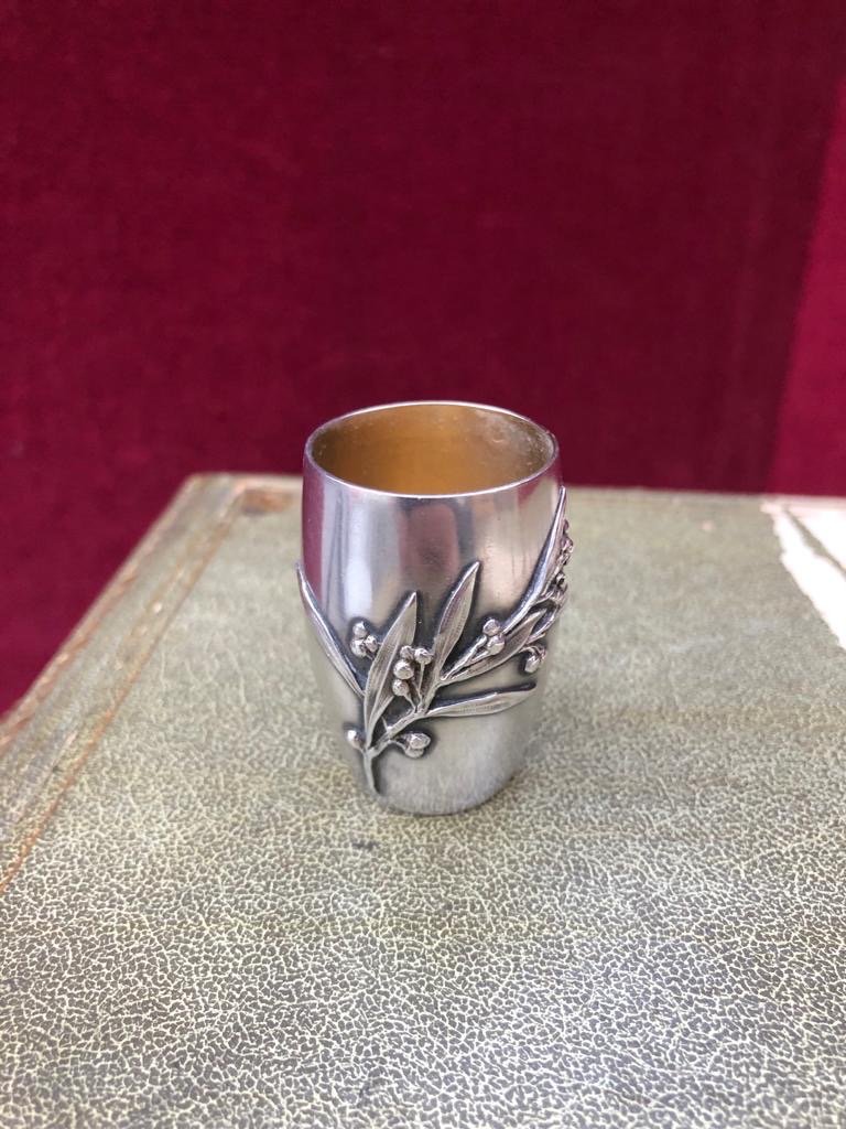 Box With 12 Sterling Silver Goblets-photo-3