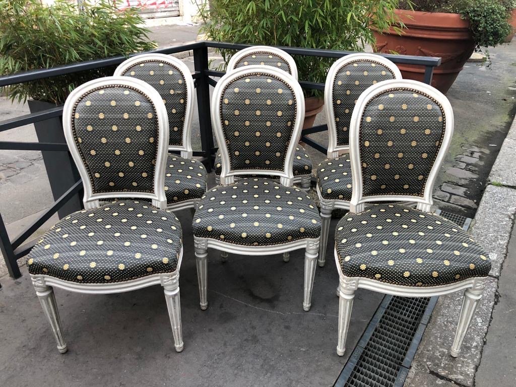 6 Louis XVI Style Chairs