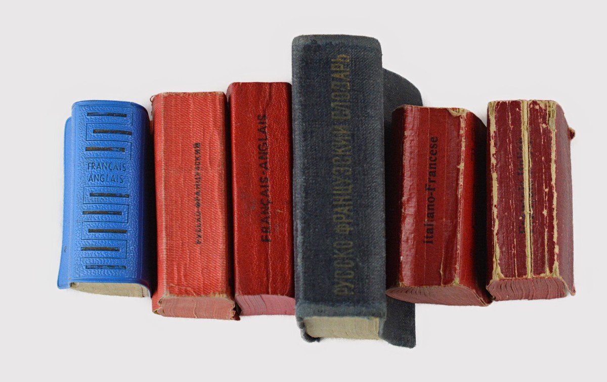 Lot de six dictionnaires miniatures-photo-3