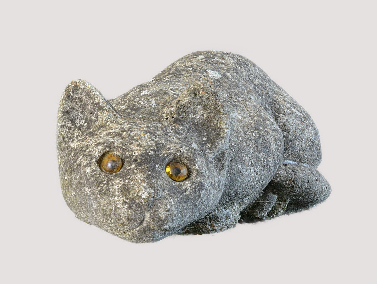 Decorative Cement Cat-photo-5