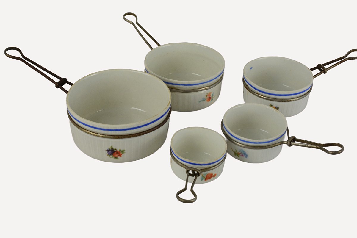 Dinette de 5 casseroles de Frugier Limoges-photo-4