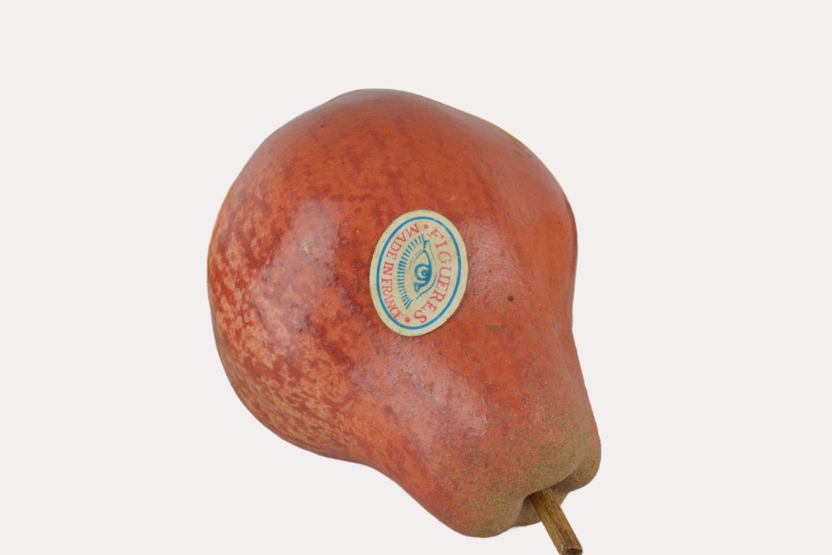 Pear And Apple In Trompe l'Oeil-photo-2