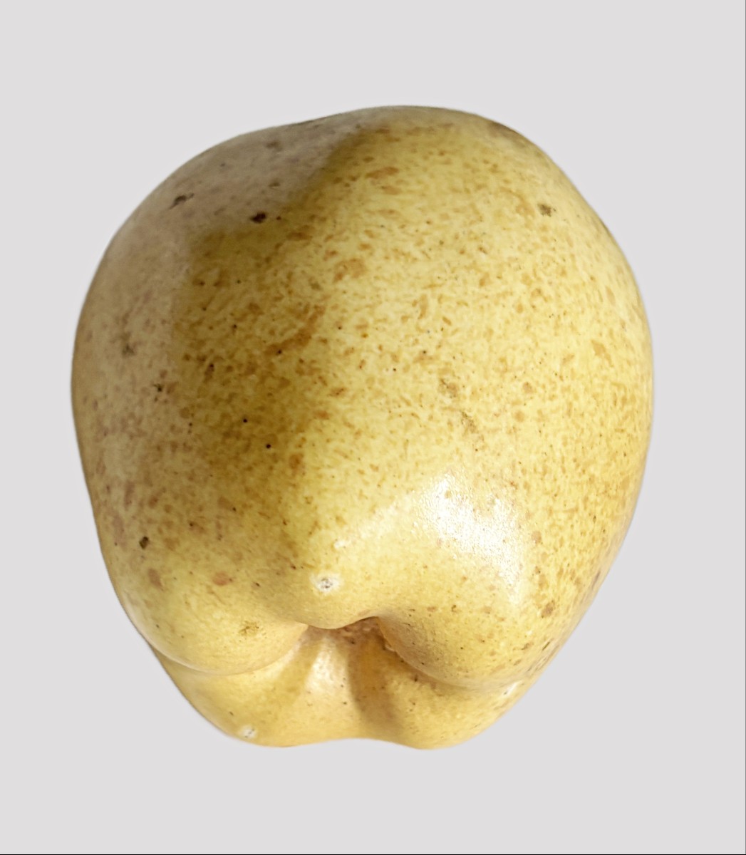 Pear And Apple In Trompe l'Oeil-photo-3