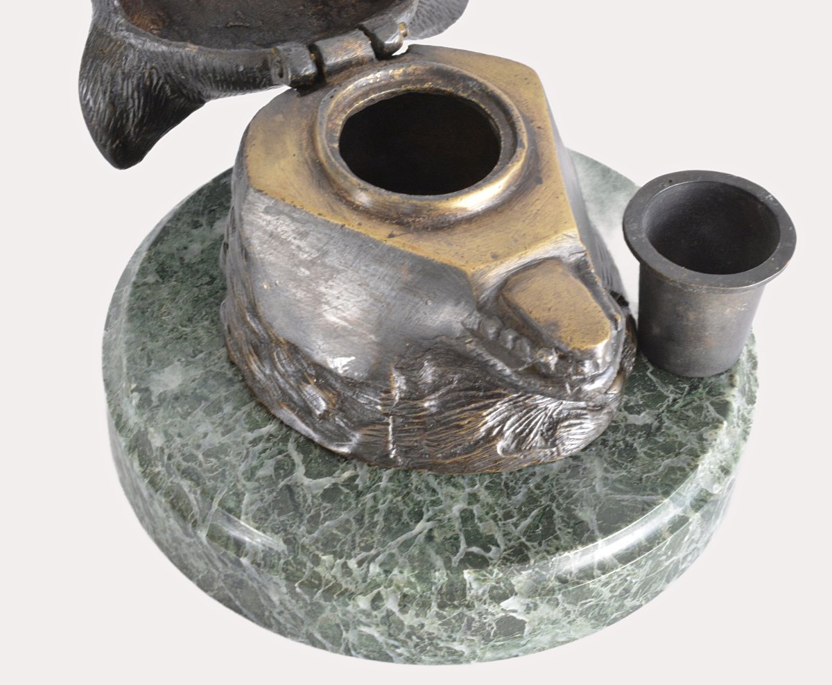 Bear-head Inkwell-photo-4