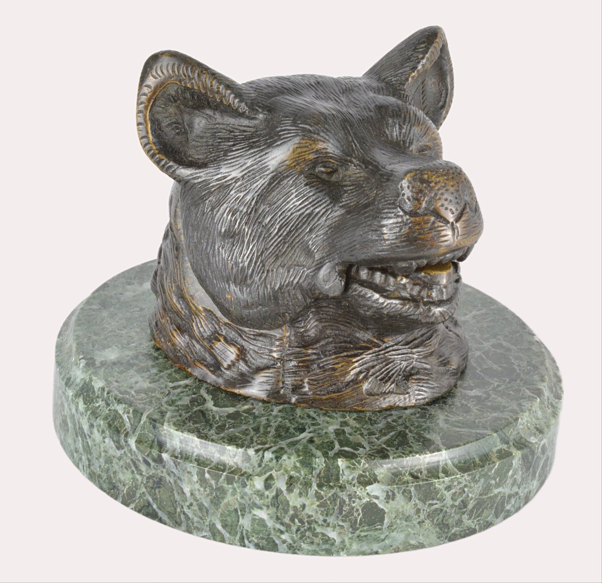Bear-head Inkwell-photo-2