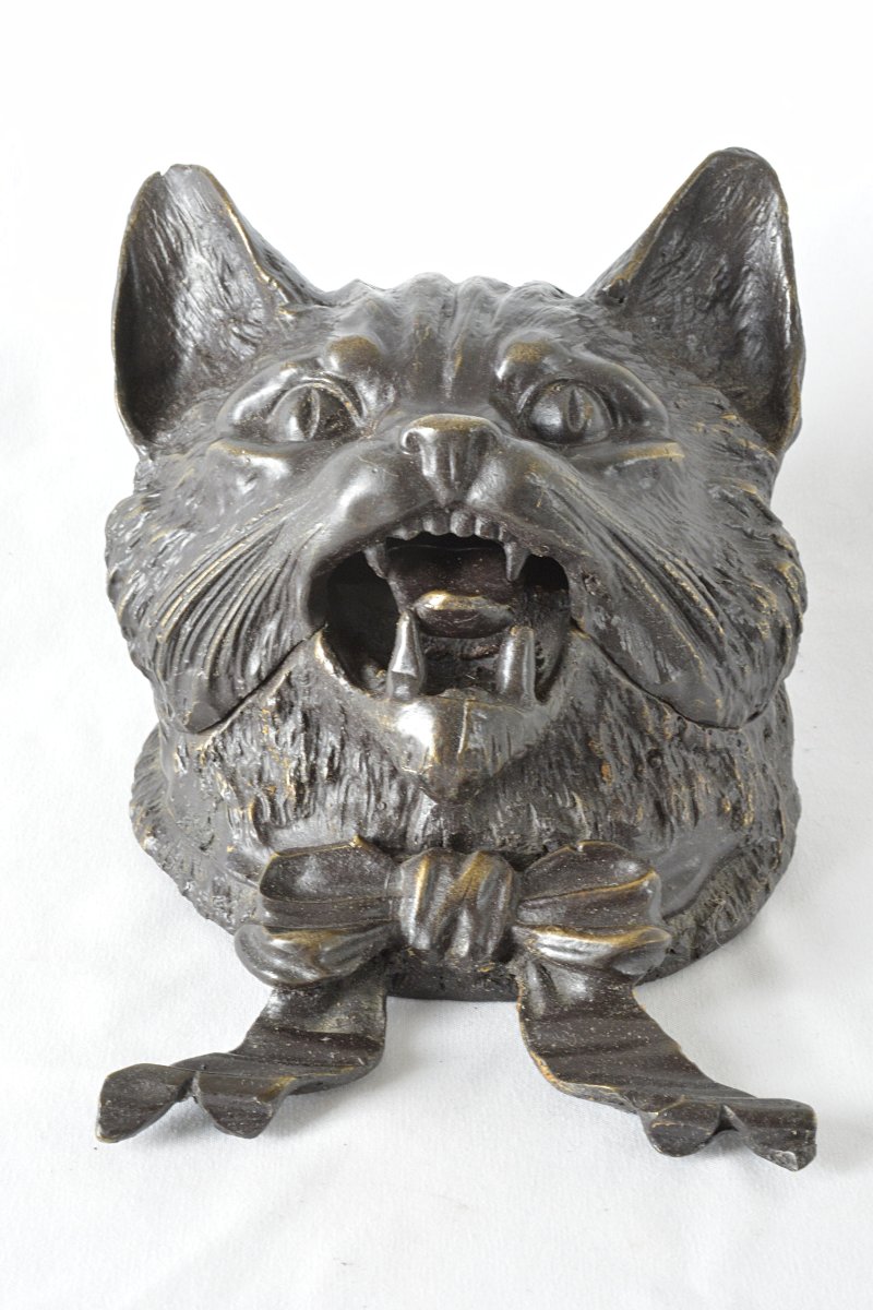 Cat-head Inkwell-photo-2