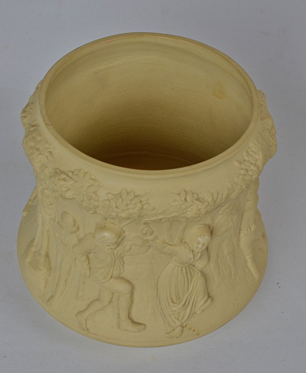 Sarreguemines Sandstone Tobacco Pot-photo-4