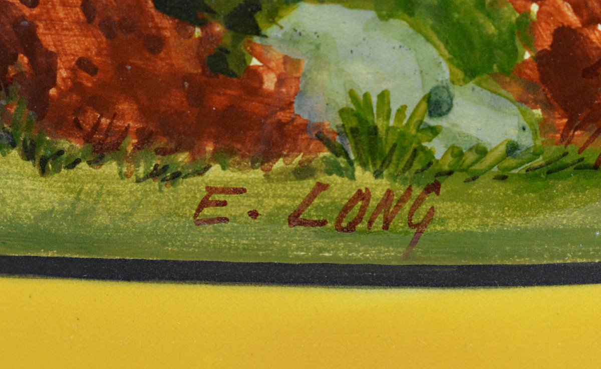 Boule Vase Of St-jean-du-désert By Emile Long-photo-2