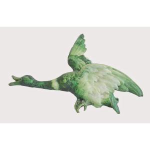 Wall-mounted Green Duck From Lachenal