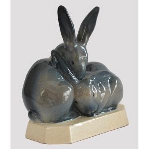 Couple Of Rabbits By G. Beauvais