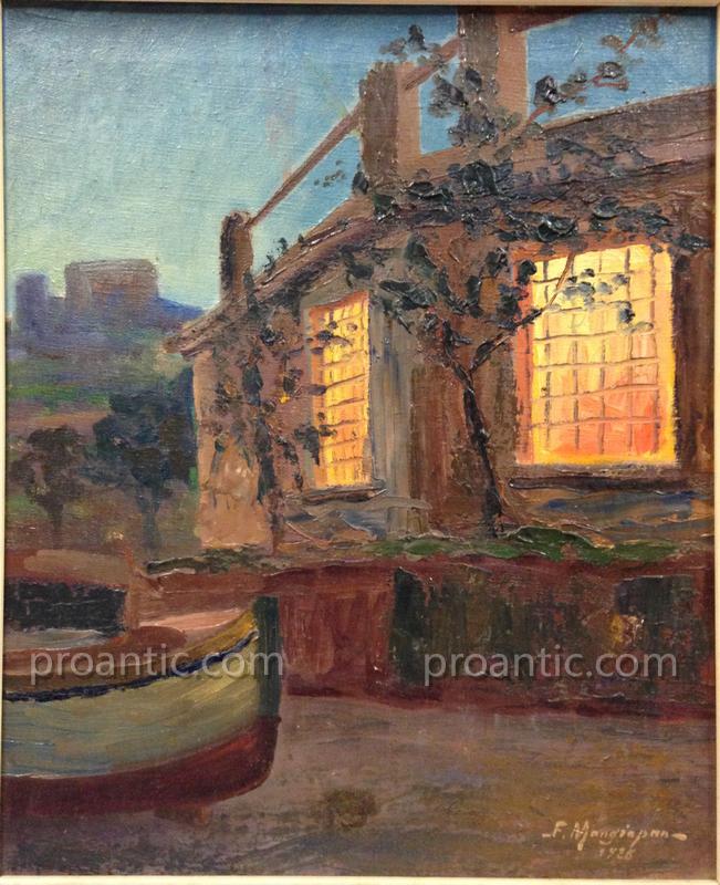 Mangiapan Felix - Pierre (1884-?) "boat Villefranche"
