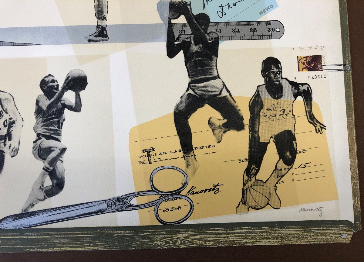 Howard Kanovitz 1929–2009 : "basketball Pinboard 1969"; Serigraphie, Conservé à La Tate Britain-photo-2