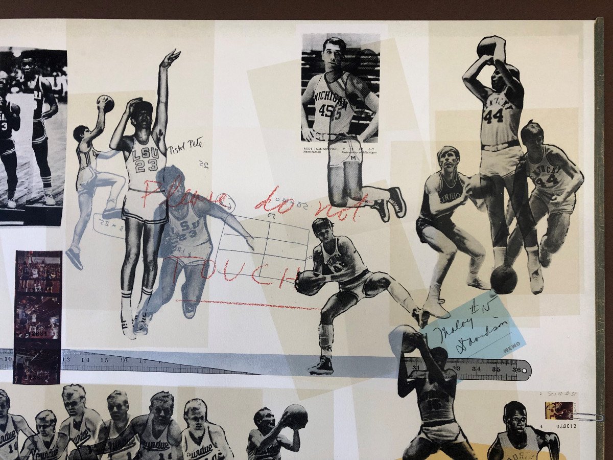 Howard Kanovitz 1929–2009 : "basketball Pinboard 1969"; Serigraphie, Conservé à La Tate Britain-photo-4