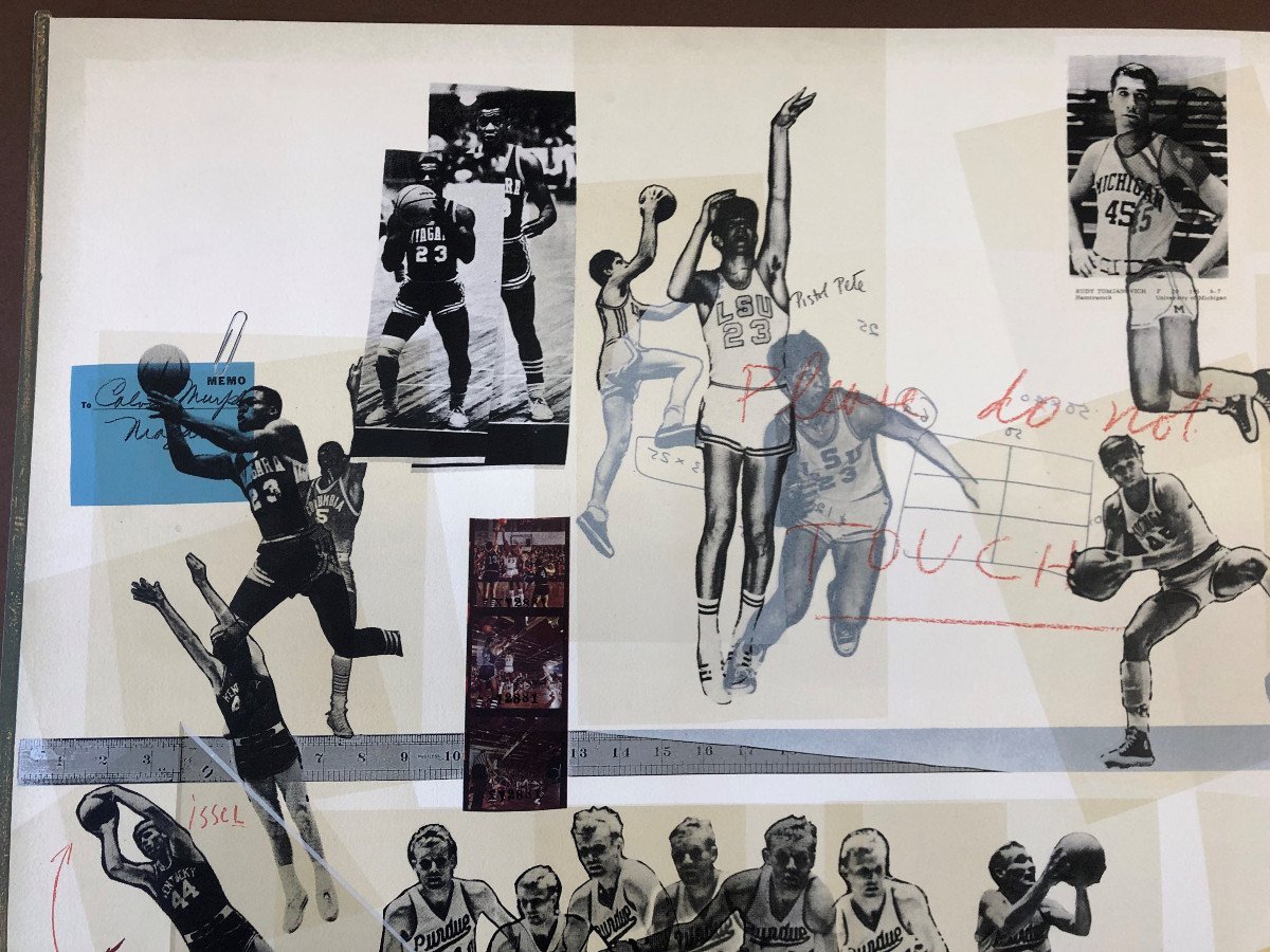 Howard Kanovitz 1929–2009 : "basketball Pinboard 1969"; Serigraphie, Conservé à La Tate Britain-photo-1