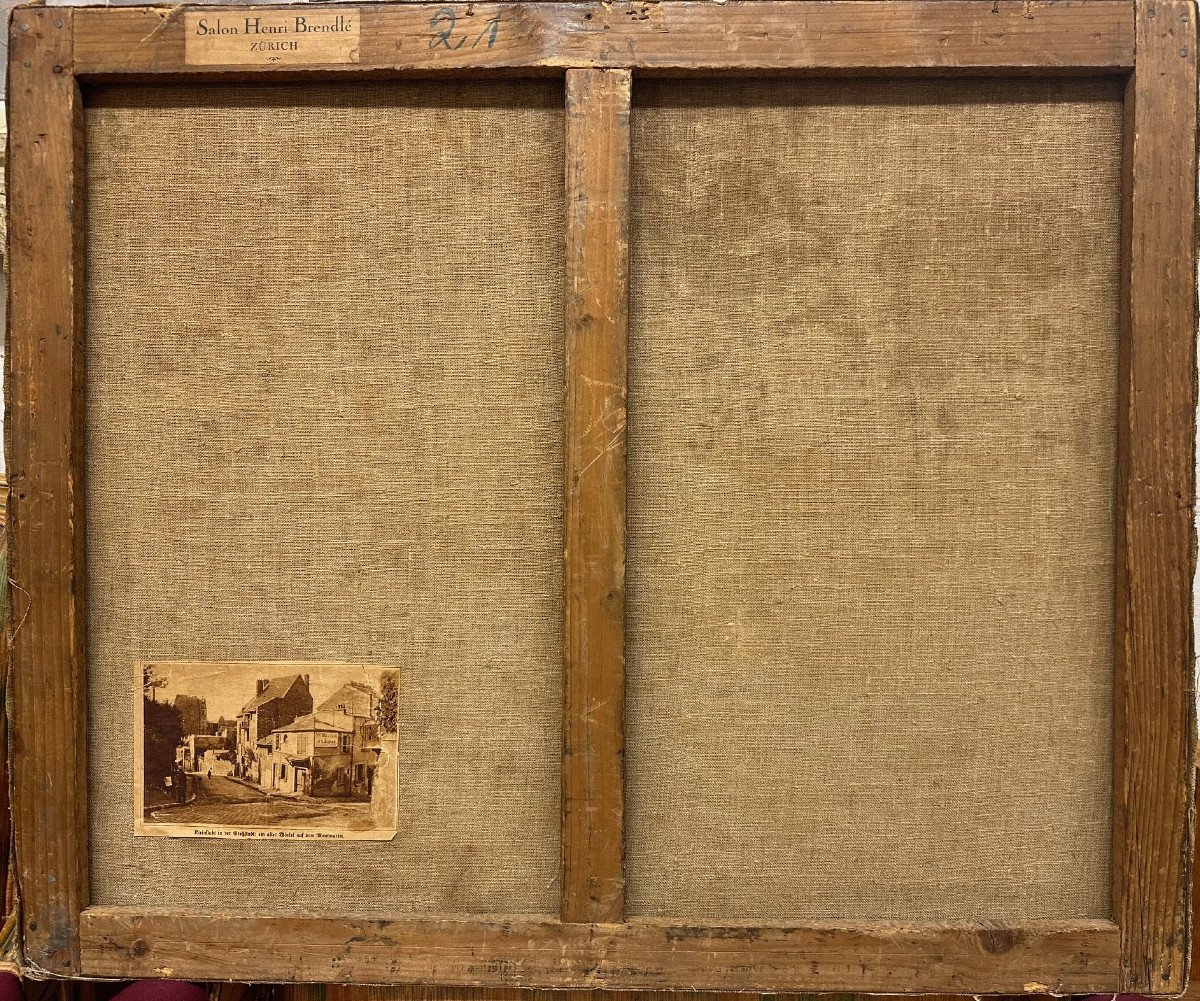 Jacques Chapiro (1887/97-1972), Russe/français/juif/ecole De Paris: "la Maison De Mimi Pinson"-photo-1
